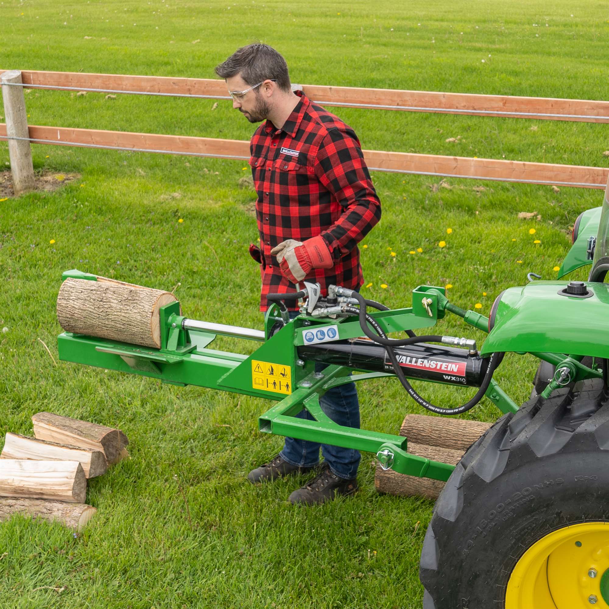 WX310 Log Splitter Wallenstein
